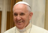 Pope Francis speaks unity. Image of Pope Francis speaks unity.