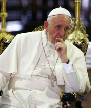 Pope Francis warns against gossip. Pope Francis warns against gossip.