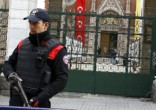 Turkey ups its security at churches but patrons are still too afraid to attend. Image of Turkey ups its security at churches but patrons are still too afraid to attend.