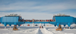 The Halley VI team. The team rotates each year and new members take the place of the old. The Halley VI team. The team rotates each year and new members take the place of the old.