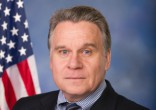 Congressman Chris Smith begs on behalf of Iraqi Christians. Image of Congressman Chris Smith begs on behalf of Iraqi Christians.