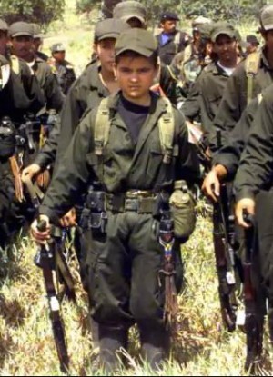 It is believed around 6,000 minors still fight in Colombia. It is believed around 6,000 minors still fight in Colombia.