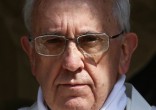 Pope Francis denounces all forms of anti-semitism. Image of Pope Francis denounces all forms of anti-semitism.