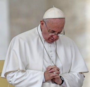 Pope Francis blames environmental problems on humanity's sins. Pope Francis blames environmental problems on humanity's sins.