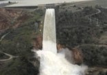 Authorities have been releasing water to lower the lake's level following several rain storms (CHP Commissioner/Twitter). Image of Authorities have been releasing water to lower the lake's level following several rain storms (CHP Commissioner/Twitter).