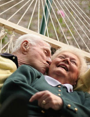 Elderly couple (not pictured) share their secret to everlasting love. Elderly couple (not pictured) share their secret to everlasting love.