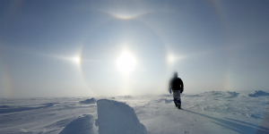 Shown: a heatwave in the Arctic. Shown: a heatwave in the Arctic.