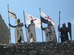 The Knights Templar were a religious military order who not only fought, but also built fortresses and pioneered banking. The Knights Templar were a religious military order who not only fought, but also built fortresses and pioneered banking.