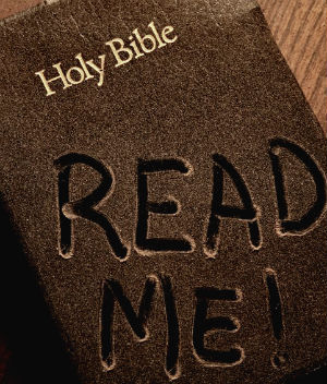 'If you read the messages of God contained in the Bible as we read the messages of the phone...' 'If you read the messages of God contained in the Bible as we read the messages of the phone...'