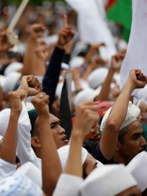 Angry Muslims protested the Catholic church's construction. Angry Muslims protested the Catholic church's construction.