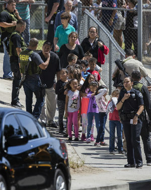 A gunman opened fire the morning of April 10, 2017 in a classroom of North Park Elementary School. A gunman opened fire the morning of April 10, 2017 in a classroom of North Park Elementary School.