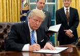 U.S. President Donald Trump has signed an anti-abortion bill. Image of U.S. President Donald Trump has signed an anti-abortion bill.