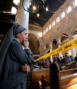 The Islamic State has claimed responsibility for two Coptic Christian church bombings in Egypt on Palm Sunday. The Islamic State has claimed responsibility for two Coptic Christian church bombings in Egypt on Palm Sunday.