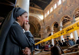 The Islamic State has claimed responsibility for two Coptic Christian church bombings in Egypt on Palm Sunday. Image of The Islamic State has claimed responsibility for two Coptic Christian church bombings in Egypt on Palm Sunday.