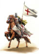 The Knights Templar were a band of christian warrior monks devoted to protecting Christians in the Holy Land. Image of The Knights Templar were a band of christian warrior monks devoted to protecting Christians in the Holy Land.