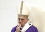 Pope Francis witnesses a bishop collapse at the altar (Reuters). Image of Pope Francis witnesses a bishop collapse at the altar (Reuters).