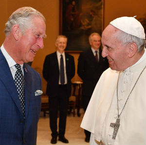 Prince Charles meets Pope Francis (AFP). Prince Charles meets Pope Francis (AFP).
