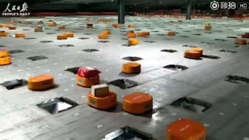 The little orange robots can sort 200,000 parcels per day, faster and with greater accuracy than humans. The little orange robots can sort 200,000 parcels per day, faster and with greater accuracy than humans.