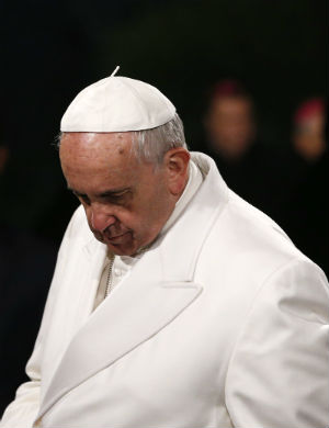 'I express my heartfelt sorrow,' expressed the Holy Father. 'I express my heartfelt sorrow,' expressed the Holy Father.