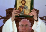 Pope Francis in Egypt. Image of Pope Francis in Egypt.