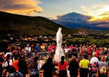 Since 1981, Marian apparitions have allegedly been appearing in Medjugorje. Image of Since 1981, Marian apparitions have allegedly been appearing in Medjugorje.