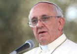 Pope Francis explains there is still good in the world. Image of Pope Francis explains there is still good in the world.