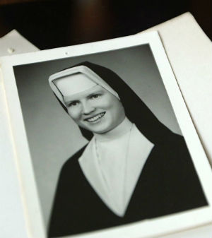 Sister Cathy was murdered in 1969 at 26-years-old. Sister Cathy was murdered in 1969 at 26-years-old.