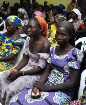 Chibok schoool girls were released from Boko Haram. Chibok schoool girls were released from Boko Haram.