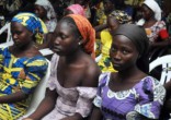 Chibok schoool girls were released from Boko Haram. Image of Chibok schoool girls were released from Boko Haram.