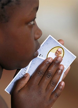 Pope Francis' prayer intention is for Africa. Pope Francis' prayer intention is for Africa.