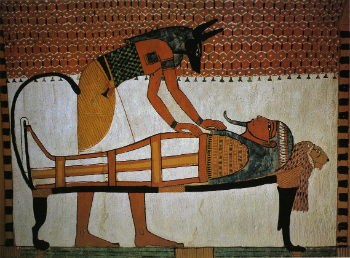 The Egyptians believed their dead would arise and look for food... The Egyptians believed their dead would arise and look for food...