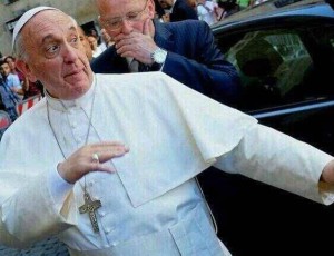 Pope Francis sings and dances with Jewish leaders. Pope Francis sings and dances with Jewish leaders.