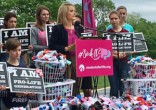 Anti-abortionists hold peaceful protest at U.S. Capitol. Image of Anti-abortionists hold peaceful protest at U.S. Capitol.