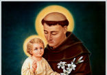 St. Anthony of Padua is the Patron Saint for lost articles, and is credited with many miracles involving lost people, lost things and even lost spiritual goods. Image of St. Anthony of Padua is the Patron Saint for lost articles, and is credited with many miracles involving lost people, lost things and even lost spiritual goods.
