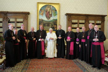 Bishops of the USCCB with Pope Benedict XVI. Bishops of the USCCB with Pope Benedict XVI.