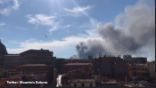 Smoke is rising over the Vatican. There are reports of an explosion. Image of Smoke is rising over the Vatican. There are reports of an explosion.