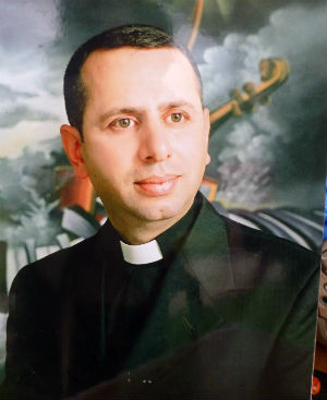 Iraqi priest, Fr. Ragheed Aziz Ganni was born in 1972. Iraqi priest, Fr. Ragheed Aziz Ganni was born in 1972.