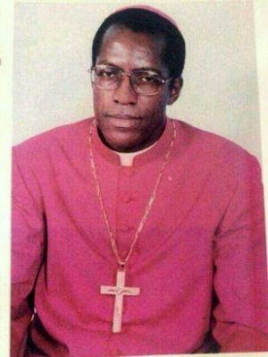 Bishop Jean-Marie Benoit Balla's vehicle was found abandoned with a note reading, 'I am in the water.' Bishop Jean-Marie Benoit Balla's vehicle was found abandoned with a note reading, 'I am in the water.'