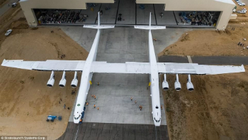 The Stratolaunch is now the world's largest airplane by wingspan. The Stratolaunch is now the world's largest airplane by wingspan.