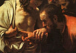 We allow the Lord to touch us and free us from sin and fear. Image of We allow the Lord to touch us and free us from sin and fear.
