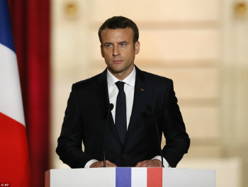 French President Emmanuel Macron. French President Emmanuel Macron.