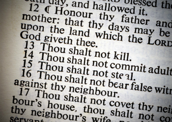Isn't there a commandment against lying about your neighbor? Isn't there a commandment against lying about your neighbor?