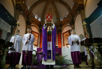 The Catholic Church in China is regulated by the government, with Beijing, not the Vatican appointing bishops. The Catholic Church in China is regulated by the government, with Beijing, not the Vatican appointing bishops.