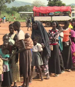 The tally of South Sudanese refugees entering Uganda hits one million (Photo by: Al Jazeera) The tally of South Sudanese refugees entering Uganda hits one million (Photo by: Al Jazeera)