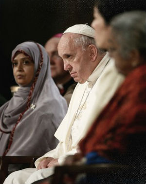 Pope Francis prays for end to 'inhuman violence' after recent terrorist attacks. Pope Francis prays for end to 'inhuman violence' after recent terrorist attacks.