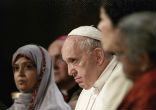 Pope Francis prays for end to 'inhuman violence' after recent terrorist attacks. Image of Pope Francis prays for end to 'inhuman violence' after recent terrorist attacks.