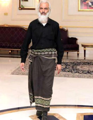 A drastic change in Fr. Tom's appearance from the time he was abducted to now can easily be seen. A drastic change in Fr. Tom's appearance from the time he was abducted to now can easily be seen.