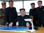 Kim Jong Un has pledged to detonate a hydrogen bomb over the pacific. Image of Kim Jong Un has pledged to detonate a hydrogen bomb over the pacific.