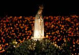 Our Lady of Fatima appeared to three young children with an important message. Image of Our Lady of Fatima appeared to three young children with an important message.