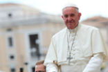 Pope Francis spoke about putting God first, and that it does not mean avoiding reality. Image of Pope Francis spoke about putting God first, and that it does not mean avoiding reality.